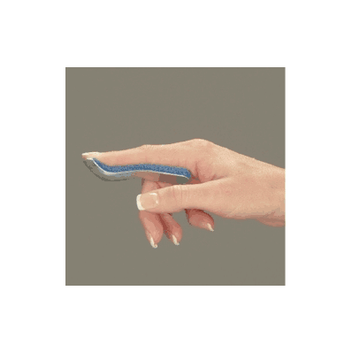 Finger Splint, 7" X 7", gutter padded in aluminum 