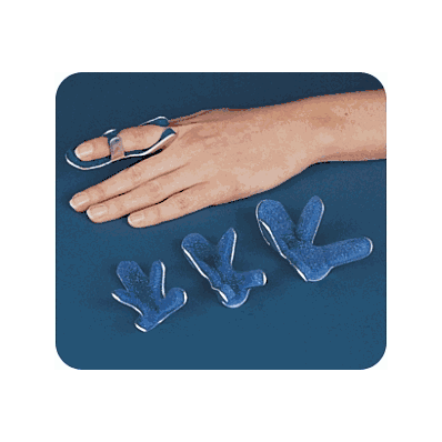 Finger Splint, Frog Padded Medium, Blue