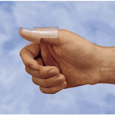 Finger splint, size 6, stax style, plastic