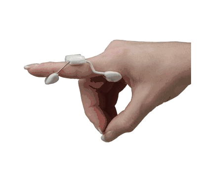 Finger spring, extension acu-spring, large, 3 3/8"