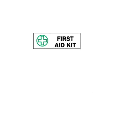 First Aid Sign First Aid Kit, With Pictogram