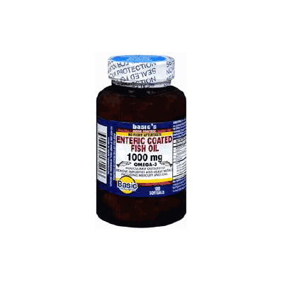 Fish Oil Basic's 1000 Mg Enteric Coated Softg