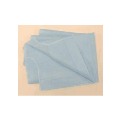 Fitted Stretcher Sheet, 25"x72" Standard Light Blue