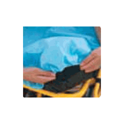 Fitted Stretcher Sheet, 30"x84" Light Blue