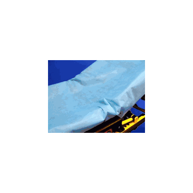Fitted Stretcher Sheet, 30"x84" Standard, Light Blue