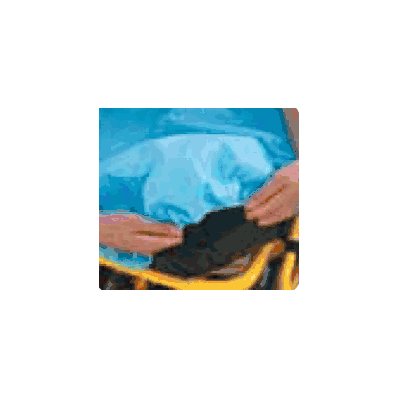Fitted Stretcher Sheet, 40"x89" Standard, Light Blue