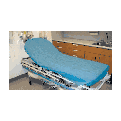 Fitted Stretcher Sheet, 48"x94" Standard Blue