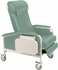 Fixed Arm Clinical Recliner - Recliner, Clinical, 6 Position, MosS GreEn - Winco Inc