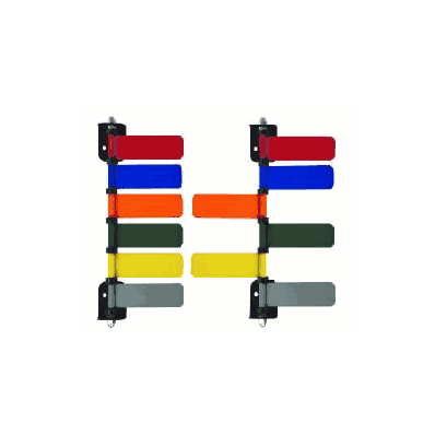 Flag Panel Wall Mount - Flag, Grn 8" - Omnim