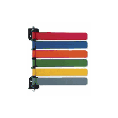 Flag Panel Wall Mount - Flag, Gry 8" - Omnim