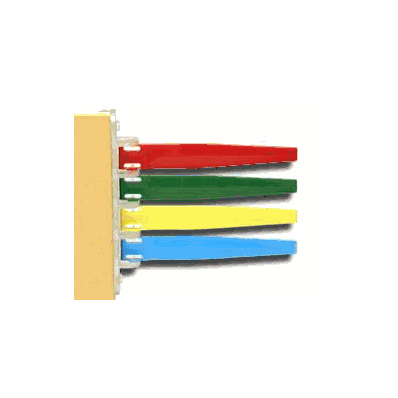 Flag System Wall Mount 4-flag - Flag, 4color