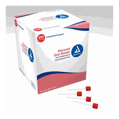 Flavored Oral Swabsticks with Dentrifice (Ind