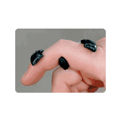 Flexion Finger Spring Blk Xsm