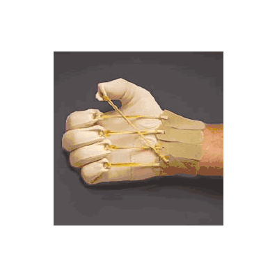 Flexion Glove 5 Finger Right Hand Tan Large /