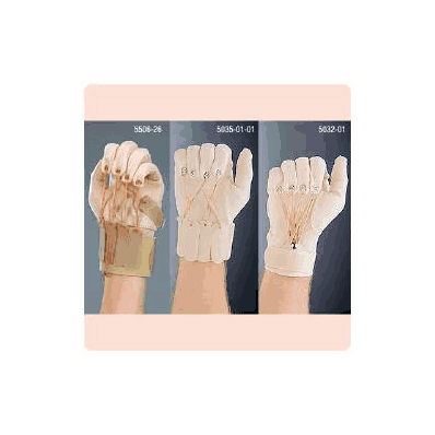 Flexion Glove Deluxe Nylon, Rubber Left Hand
