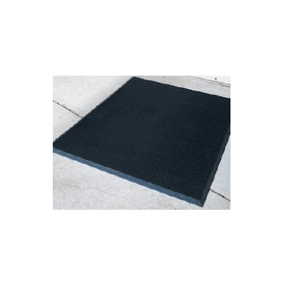 Floor Mat 24 X 32 Inch Black Rubber - Mat, Fl