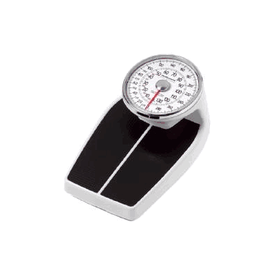 Floor Scale Dial 400 Lbs. White / Balck Mecha