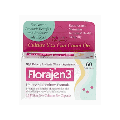 Florajen 3 Probiotic Cpl 60/Bt - Medline