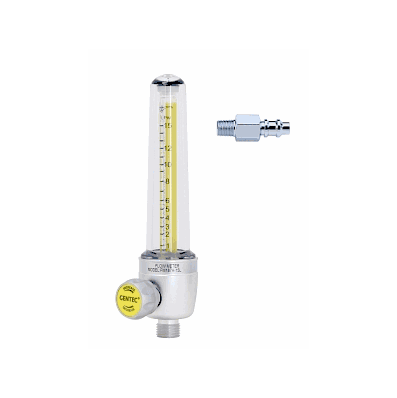 Flowmeter, Air, Alum, 15ltr, Puritan