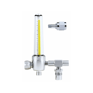 Flowmeter, Air, Alum, Pto, Diss Nut&Nipple