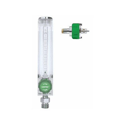 Flowmeter, Oxygen, Brass, 0-1l, Ohio