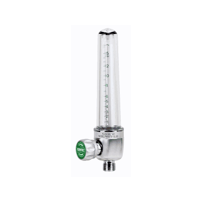 Flowmeter, Oxygen, Brass, 15l, 1/8" Npt, Fem