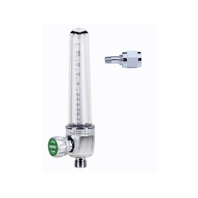 Flowmeter, Oxygen, Brass, 15l, Diss, Fem