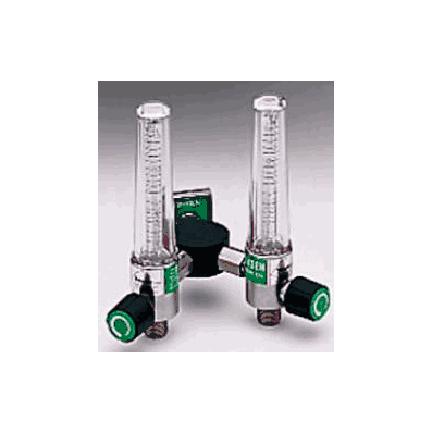Flowmeter, Oxygen Dual Soft-tch 15lpm W/Y Bar