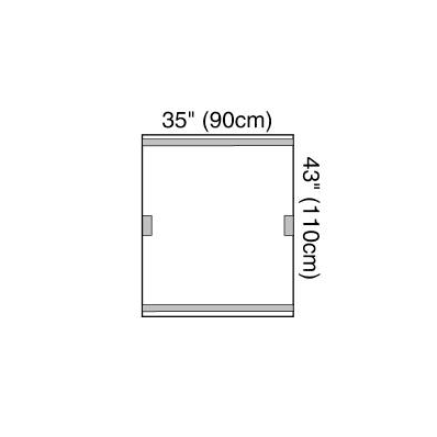 Fluoroscope Drape 3m Steri-drape 35 X 43 In