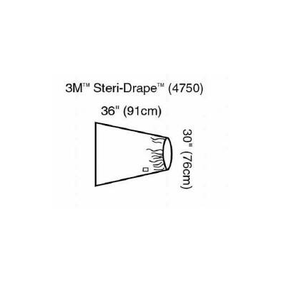 Fluoroscope Drape 3m Steri-drape 36 W X 30
