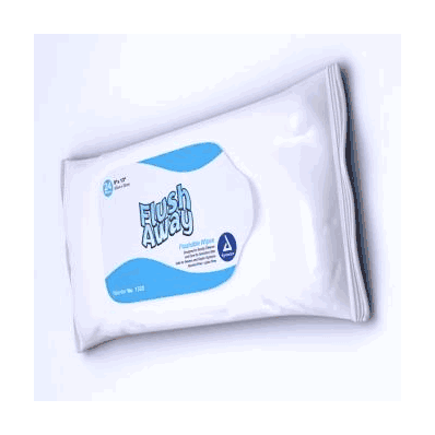 Flushable Wipes (Adult) flow pack - 24/24/Cs