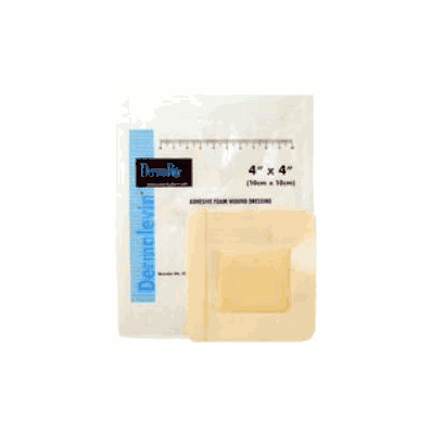 Foam Dressing Dermalevin Polyurethane 4 X 4