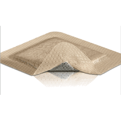 Foam Dressing with Silver, 4" x 8" Rectangle