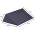 Foam Wedge, 15.5 x 10.5 x 5.5" Nylex Cover, color Navy Blue, sold as 4/Case by Medline MSC0161565<br><br><font color="red"><b>BACK TO THE PRODUCT TABLE, <a href="https://www.aaawholesalecompany.com/medline-skin-care-positioners-wedges-nylex-covered-foam-wedges.html">CLICK HERE</a></b></font>