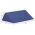 Foam Wedge, 22 x 11 x 8" Nylex Cover Firm Nonslip, color Dark Blue, sold as 2/Case by Medline MSC04105FNS<br><br><font color="red"><b>BACK TO THE PRODUCT TABLE, <a href="https://www.aaawholesalecompany.com/medline-skin-care-positioners-wedges-nylex-covered-foam-wedges.html">CLICK HERE</a></b></font>