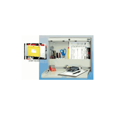 Fold Up Desk Wallwrite Steel Putty - Desk, F