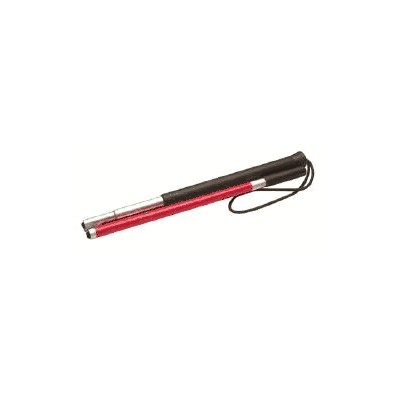 Folding Cane Aluminum 46 Inch Red And White -