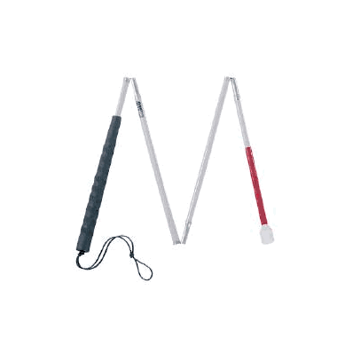 Folding Cane Aluminum / Scotchlite 48 Inch Re