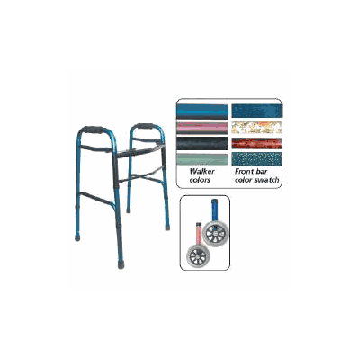 Folding Walker Adjustable Height Aluminum 250