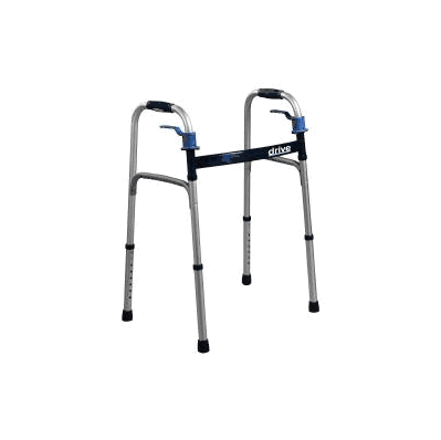 Folding Walker Adjustable Height Aluminum 350