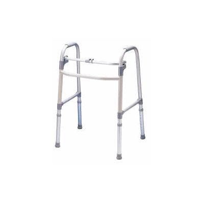 Folding Walker Adjustable Height Carex Alumi