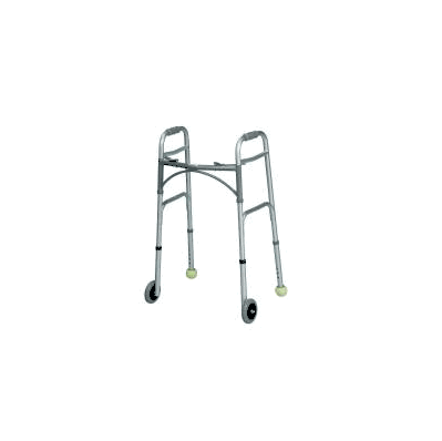 Folding Walker Adjustable Height Deluxe Alumi