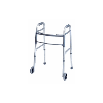 Folding Walker Adjustable Height Lumex Alumi
