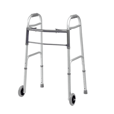 Folding Walker Raised H-frame Lumex Aluminum