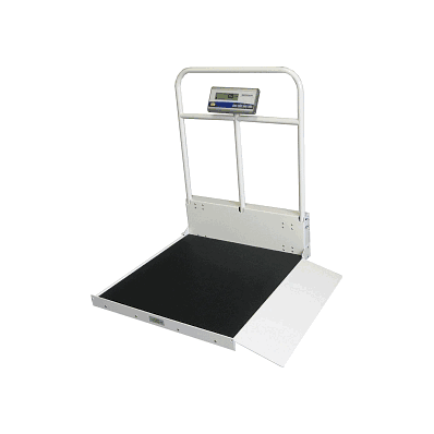 Folding Wheelchair Scale With Handrail - Scal