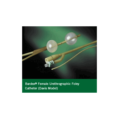 Foley Catheter, 14 Fr. Short, 20 cc Meatal / 30 cc Bladder