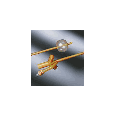 Foley Catheter, 16 Fr., 2-Way Standard Tip, 5 cc Balloon