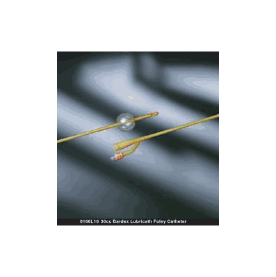 Foley Catheter, 18 Fr., 30 cc Balloon 2-Way