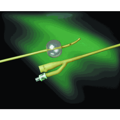 Foley Catheter, 18 Fr., 5 cc Balloon 2-Way with Carson Model Tip, Hydrophilic Polymer Coated Latex, Sterile, sold as 12/Dozen by Bardex Lubricath brand, Bard Medical 0168L18