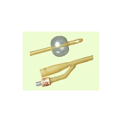 Foley Catheter, 18 Fr. Short, 5 cc Balloon 2-Way Standard Tip